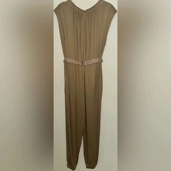 Something Navy Nikki Tan Jumpsuit - Size S - NWT - Picture 5 of 6